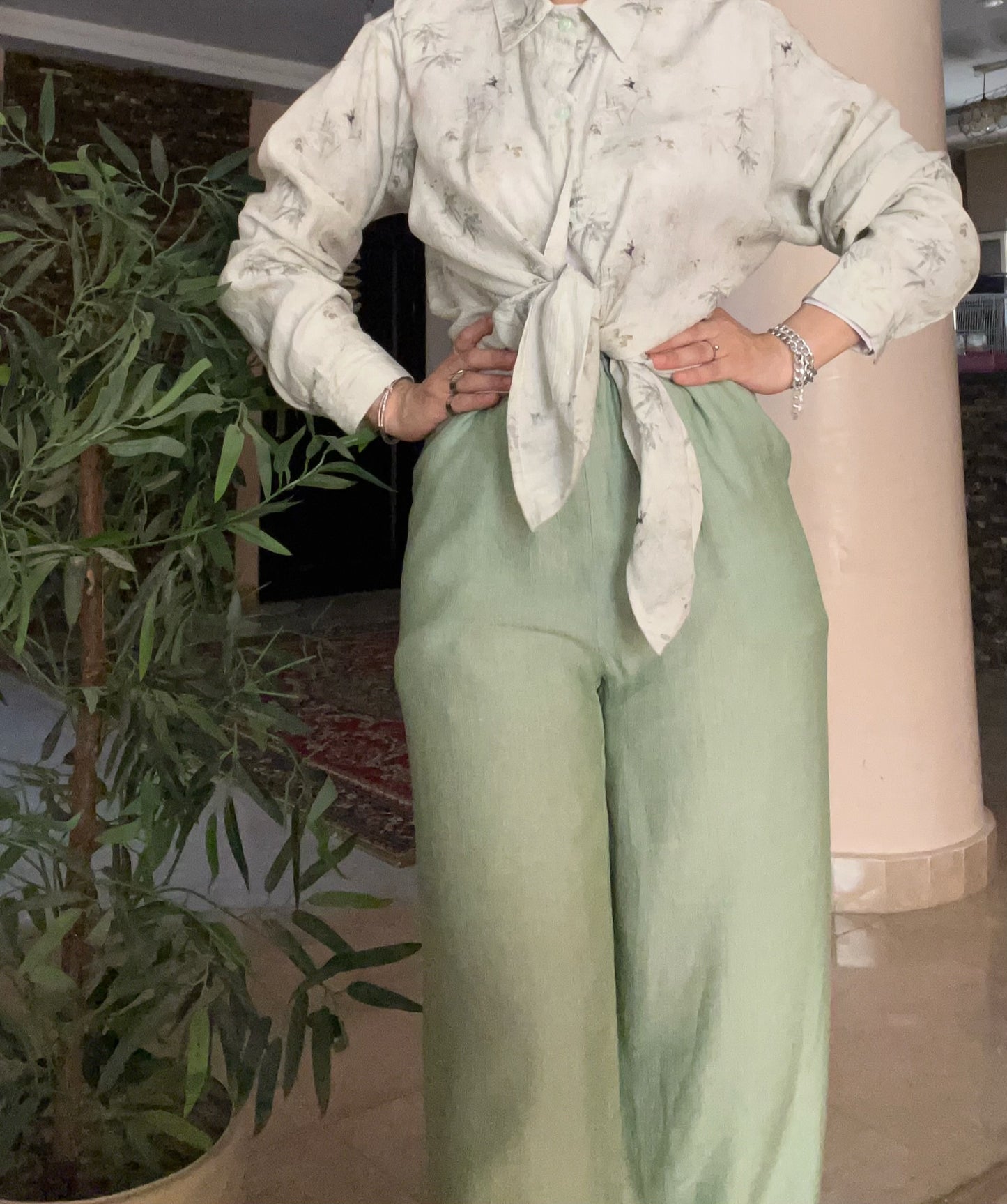 Ivory Botanical Co-Ord Set 🤍🌿