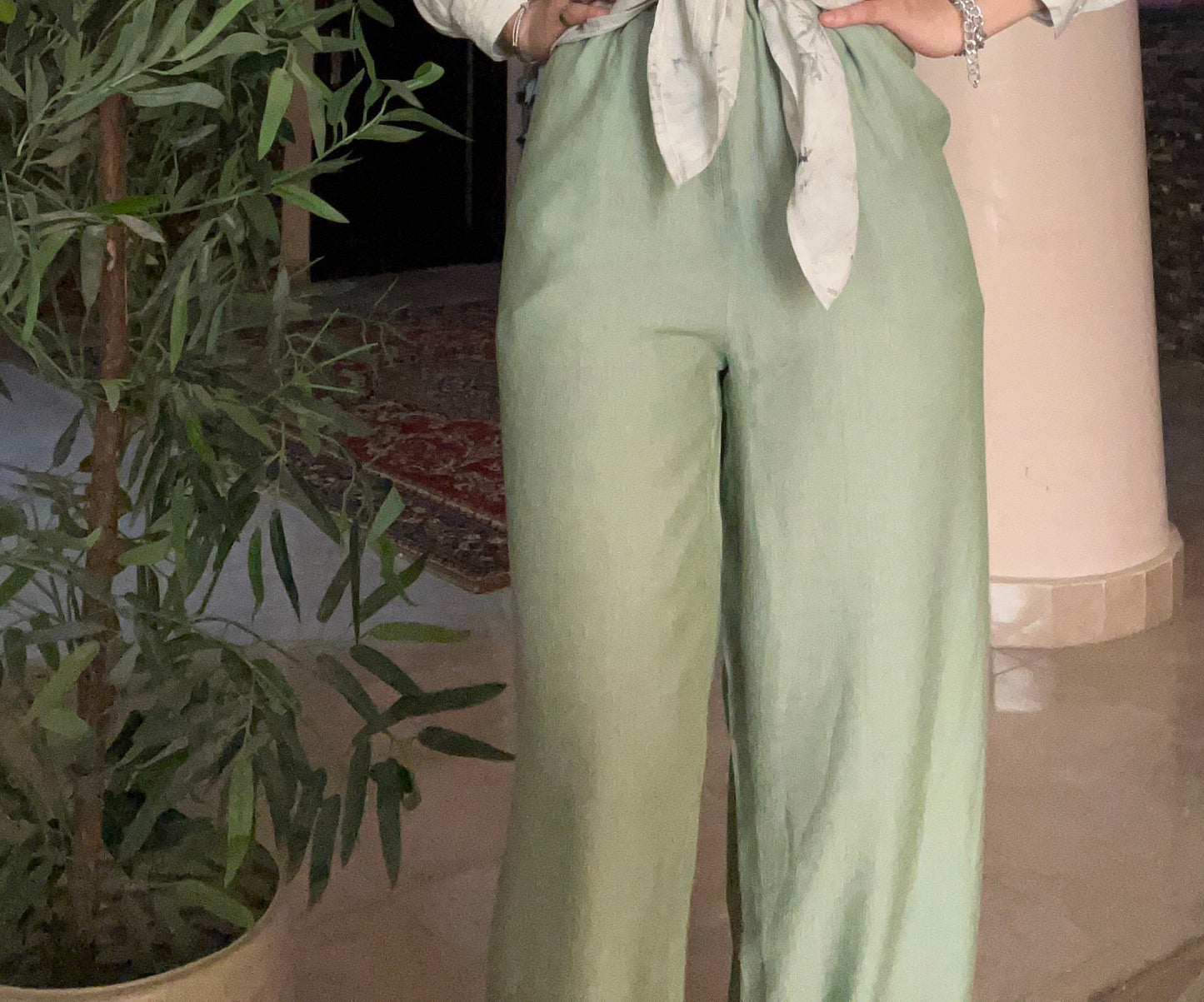 Ivory Botanical Co-Ord Set 🤍🌿