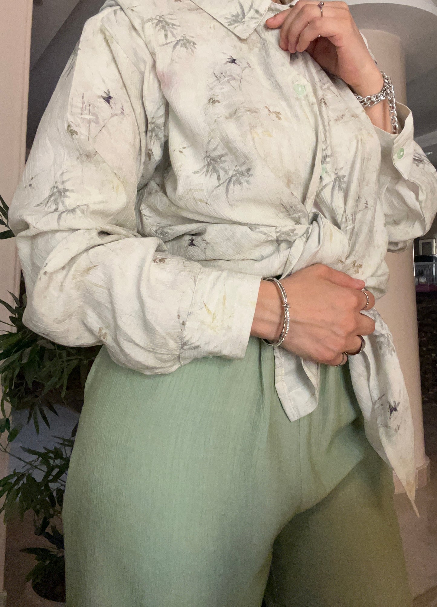 Ivory Botanical Co-Ord Set 🤍🌿