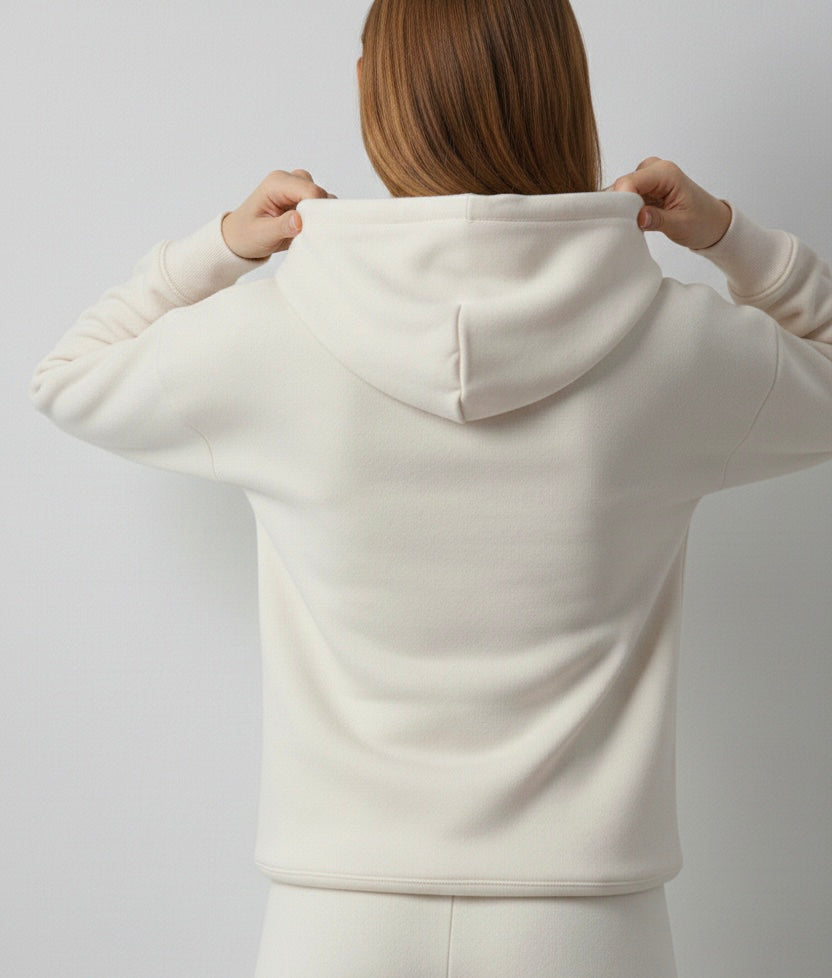 Hoodie & Pants Set – Off White