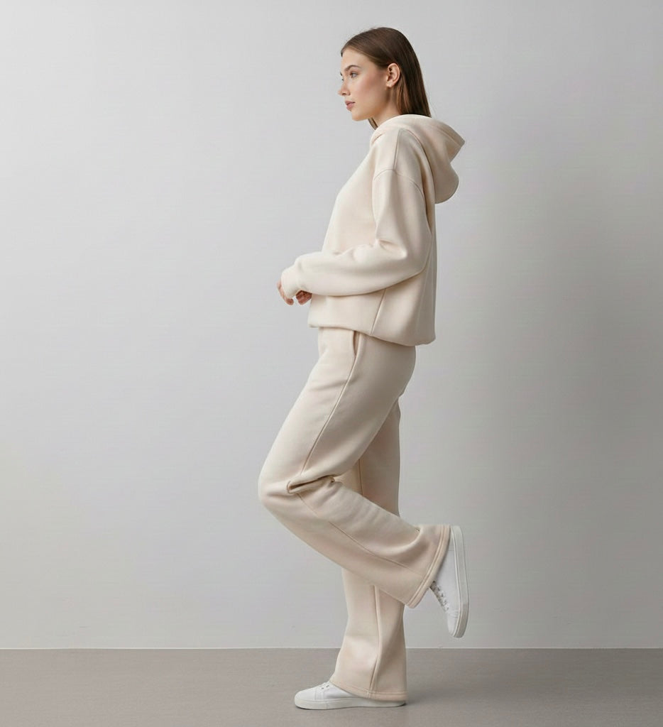 Hoodie & Pants Set – Off White