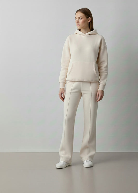 Hoodie & Pants Set – Off White
